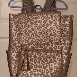 Leopard Print Hollis Backpack
